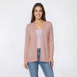 Womens 89th & Madison Floral Stud Embellishment Cardigan